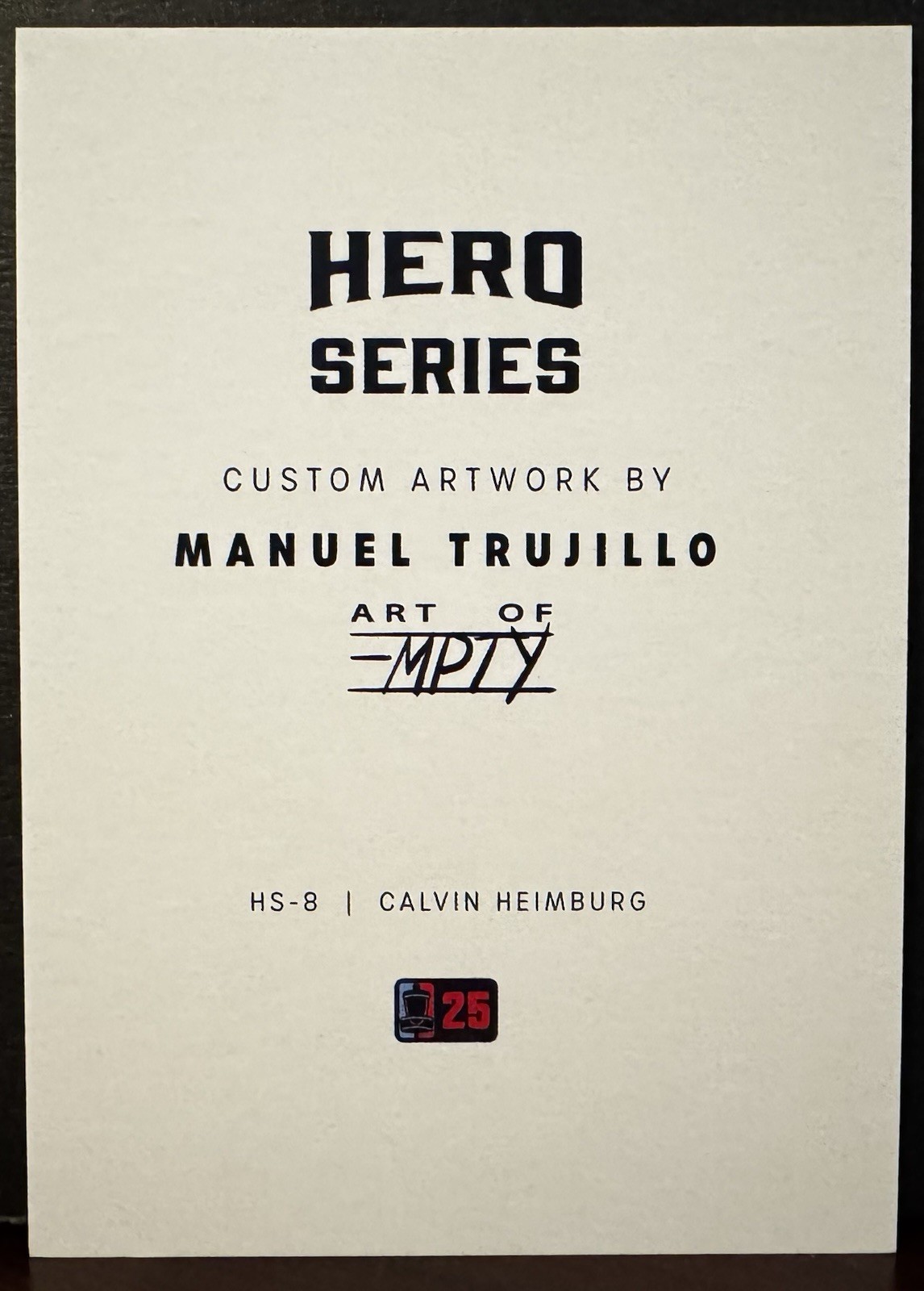 2025 Disc Golf Pro Tour DGPT Hero Series Calvin Heimburg #HS-8 Trading Card
