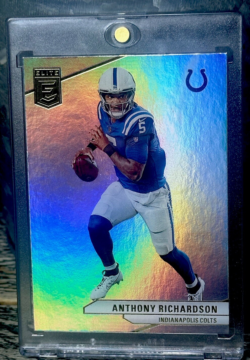 Anthony Richardson RAINBOW HOLO SP RARE PANINI SILVER INVESTMENT CARD ROY