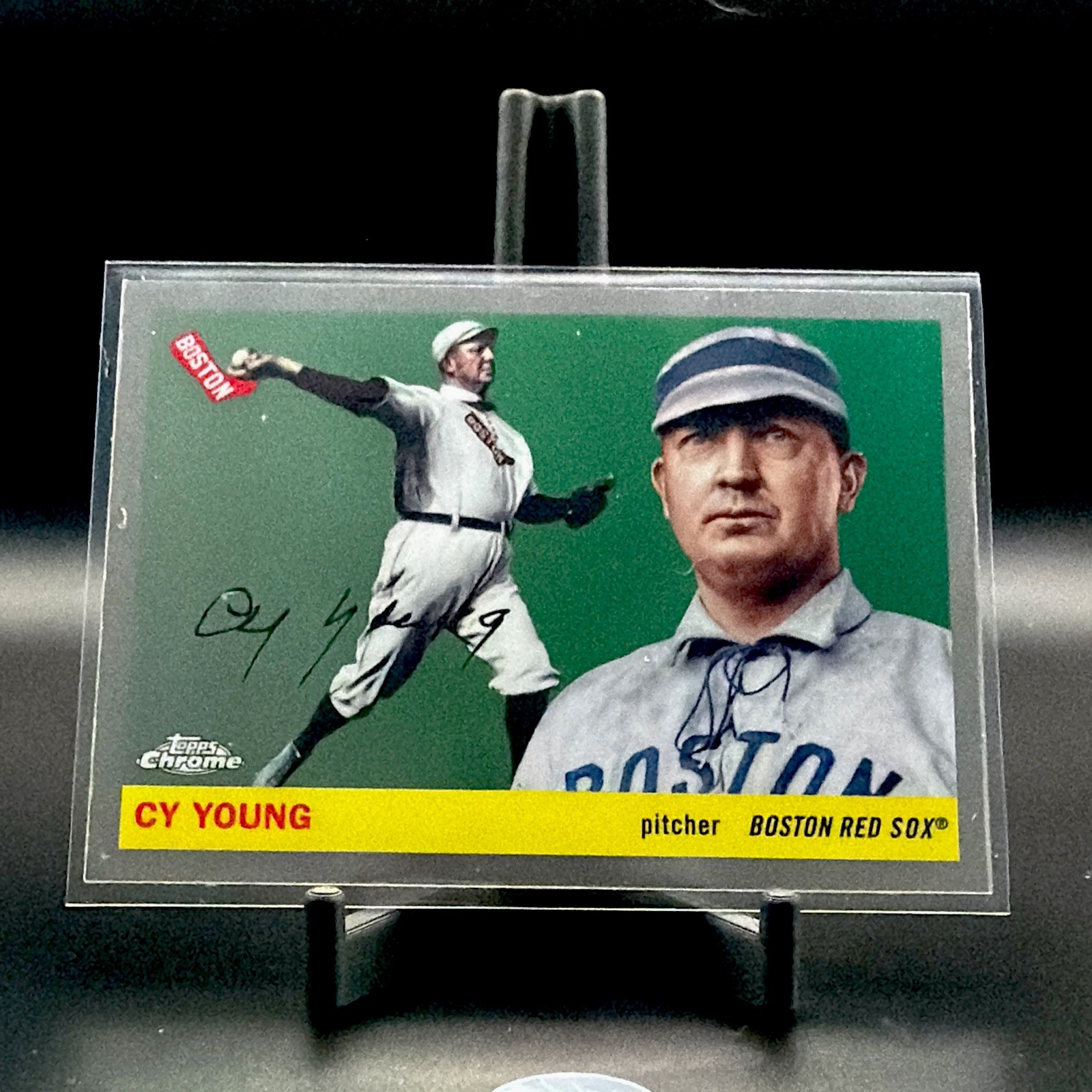 Topps 2025 Topps Chrome Cy Young #251 Boston Red Sox Auto Signed