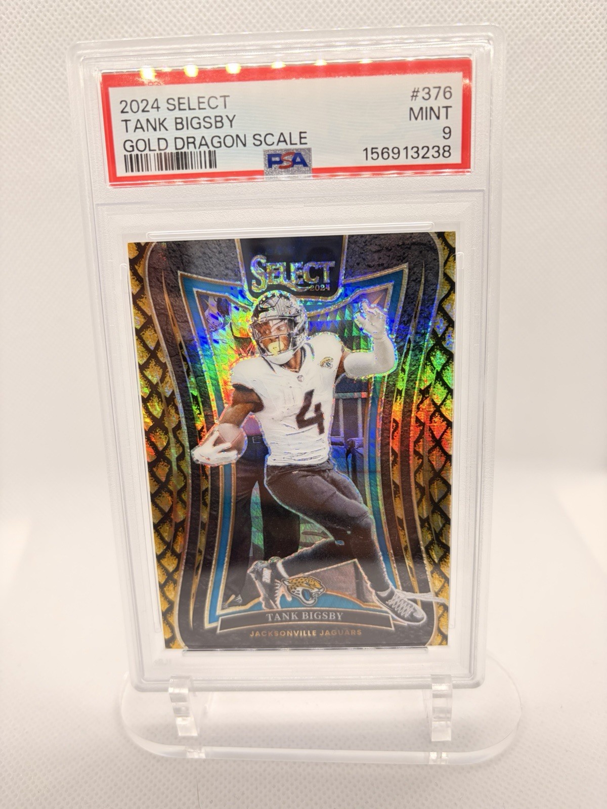 Panini Select 2024 Tank Bigsby Suite Level Gold Dragon Scale /10 PSA 9 #376