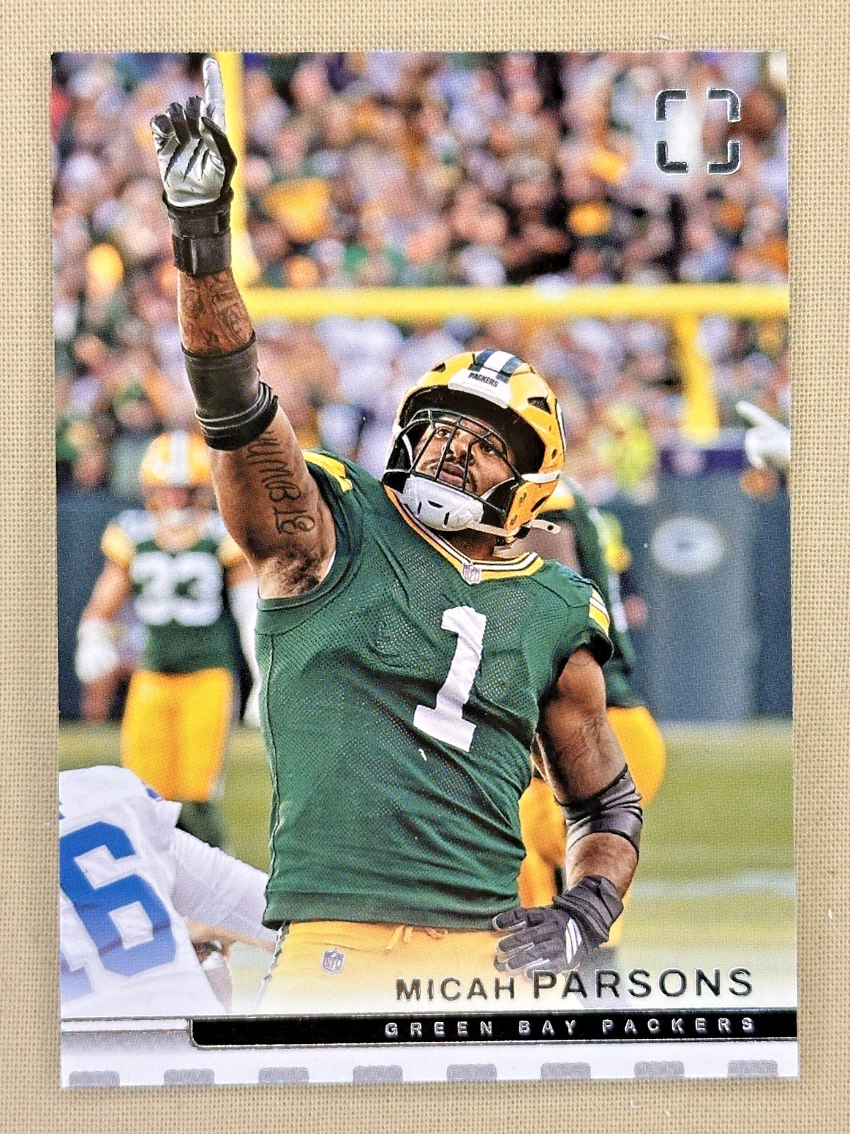 2025 Panini Photogenic Micah Parsons – Green Bay Packers #71 in Packers uniform!