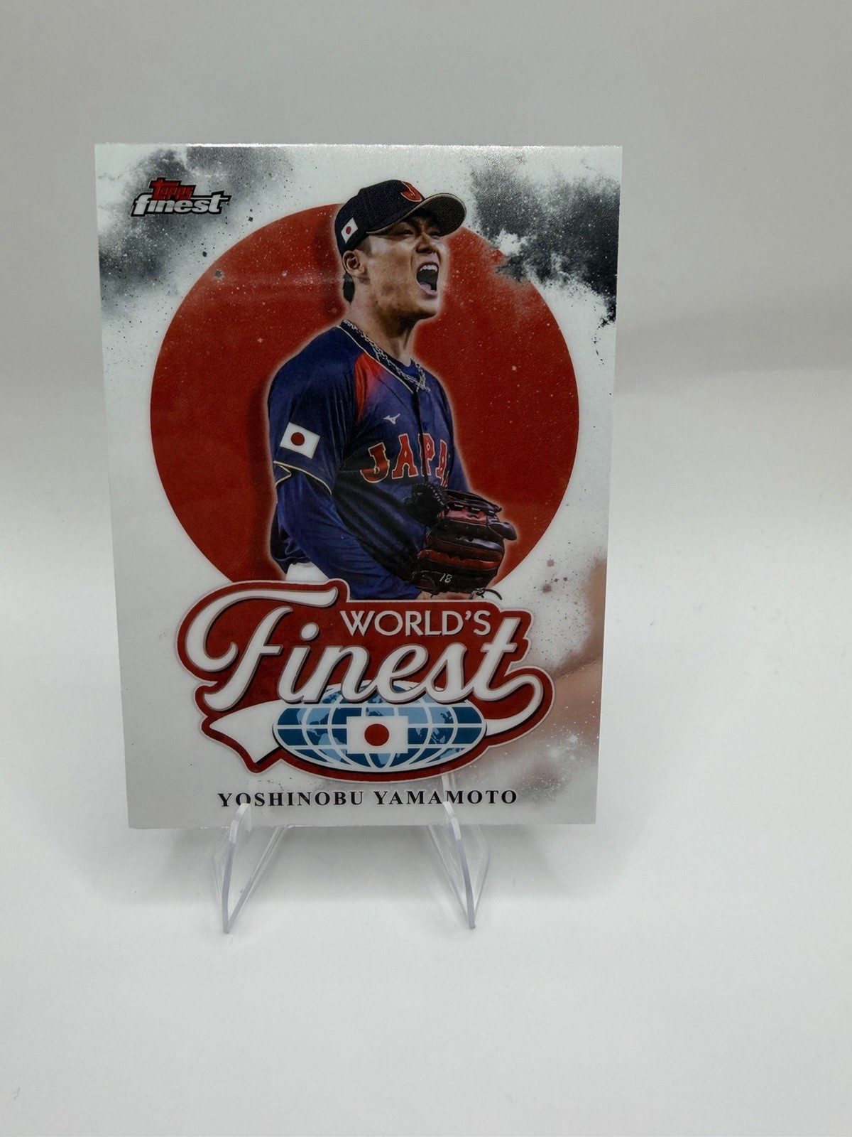 Yoshinobu Yamamoto 2026 Topps Finest World’s Finest Japan