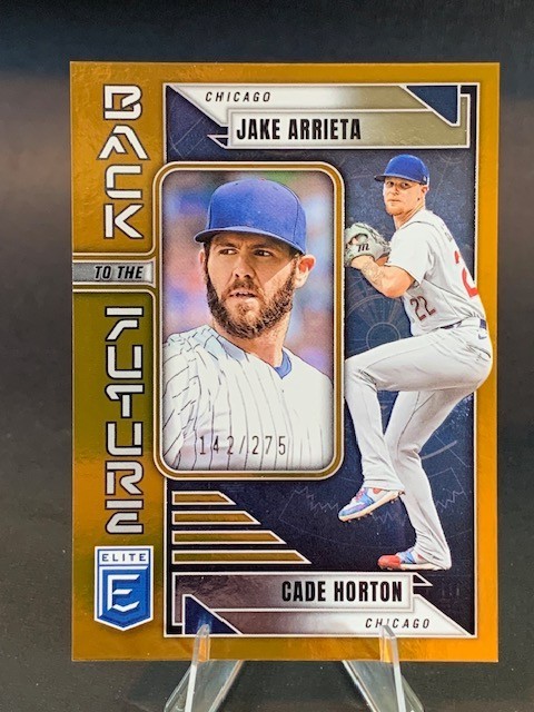 Jake Arrieta/Cade Horton /275; Orange Back to the Future 2026 Donruss Elite #10