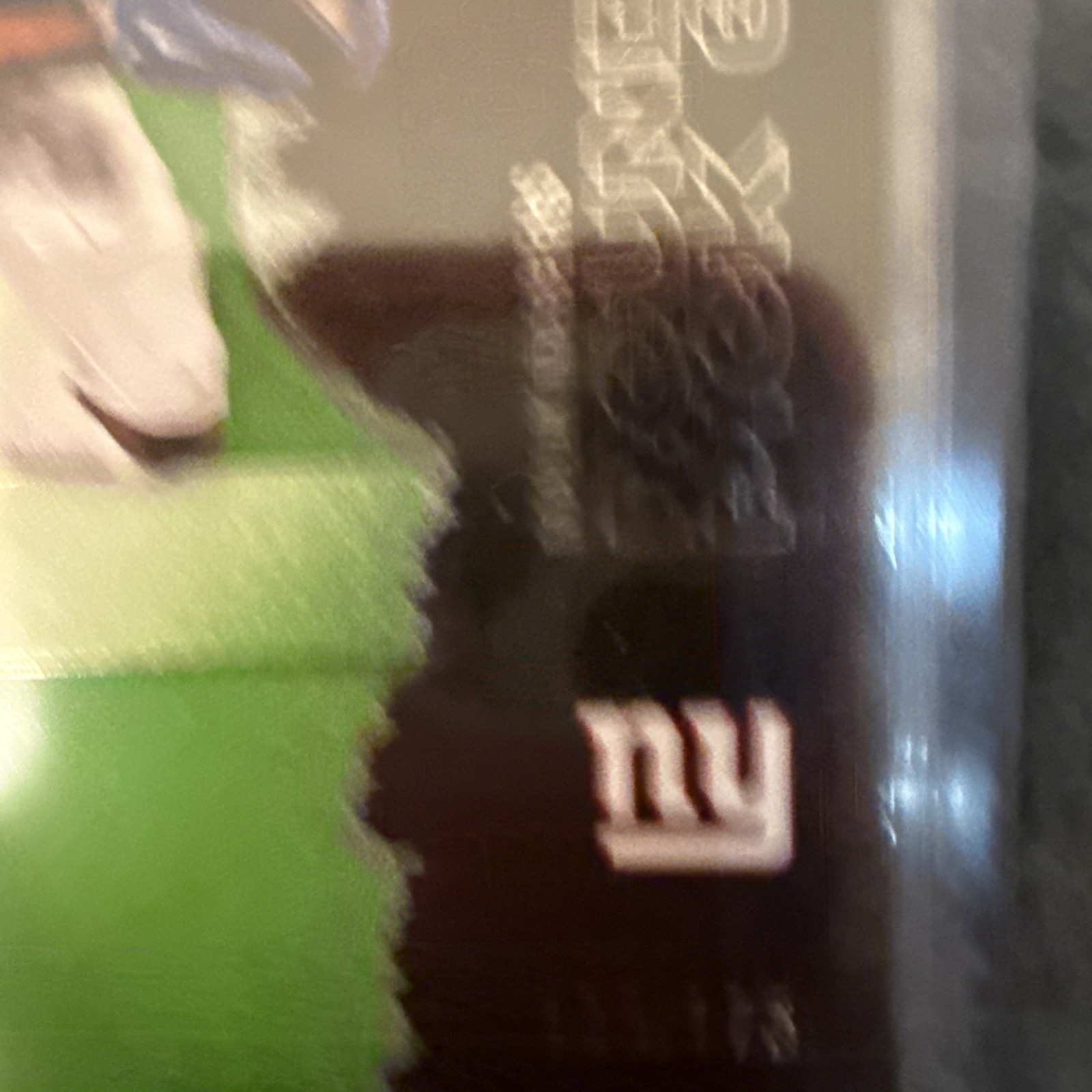 Topps 2025 Signature Class Malik Nabers Giants RC Round 1 Pick 6 #35/175 Green