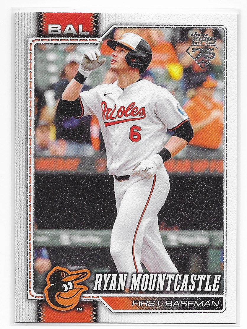 2026 Topps Canvas #652 Ryan Mountcastle Baltimore Orioles Ser #’d 15/50 SP