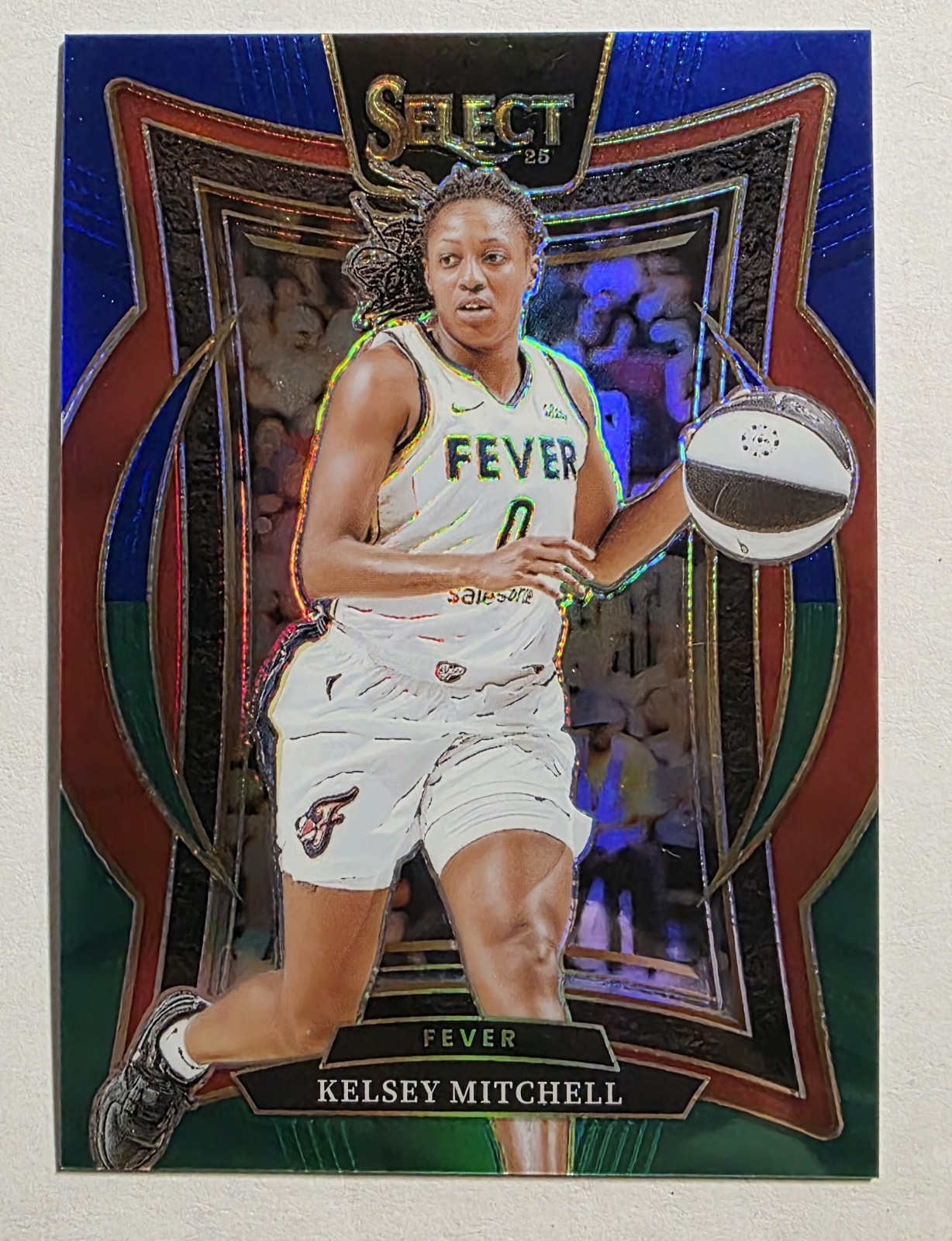 Panini 2025 WNBA Kelsey Mitchell Indiana Fever Prizm 189/349