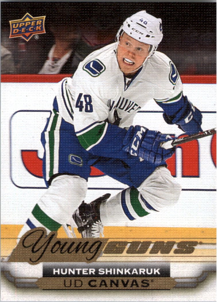 2015-16 Upper Deck Canvas #C224 Hunter Shinkaruk YG – HKY