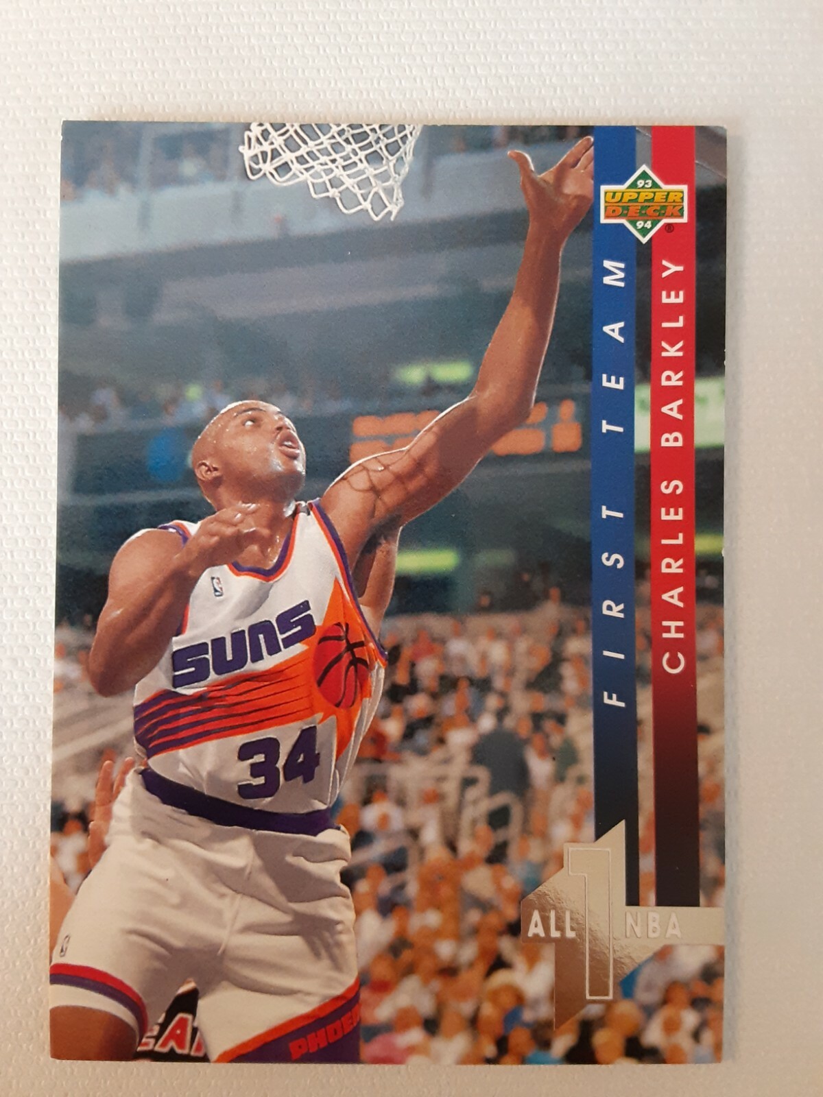 1993-94 Upper Deck All-NBA CHARLES BARKLEY #AN1 Phoenix Suns