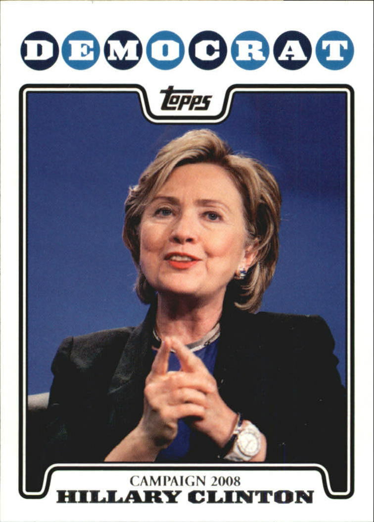 Topps Campaign 2008 Cards Obama Clinton Gold Biden You Pick – FREE Ship