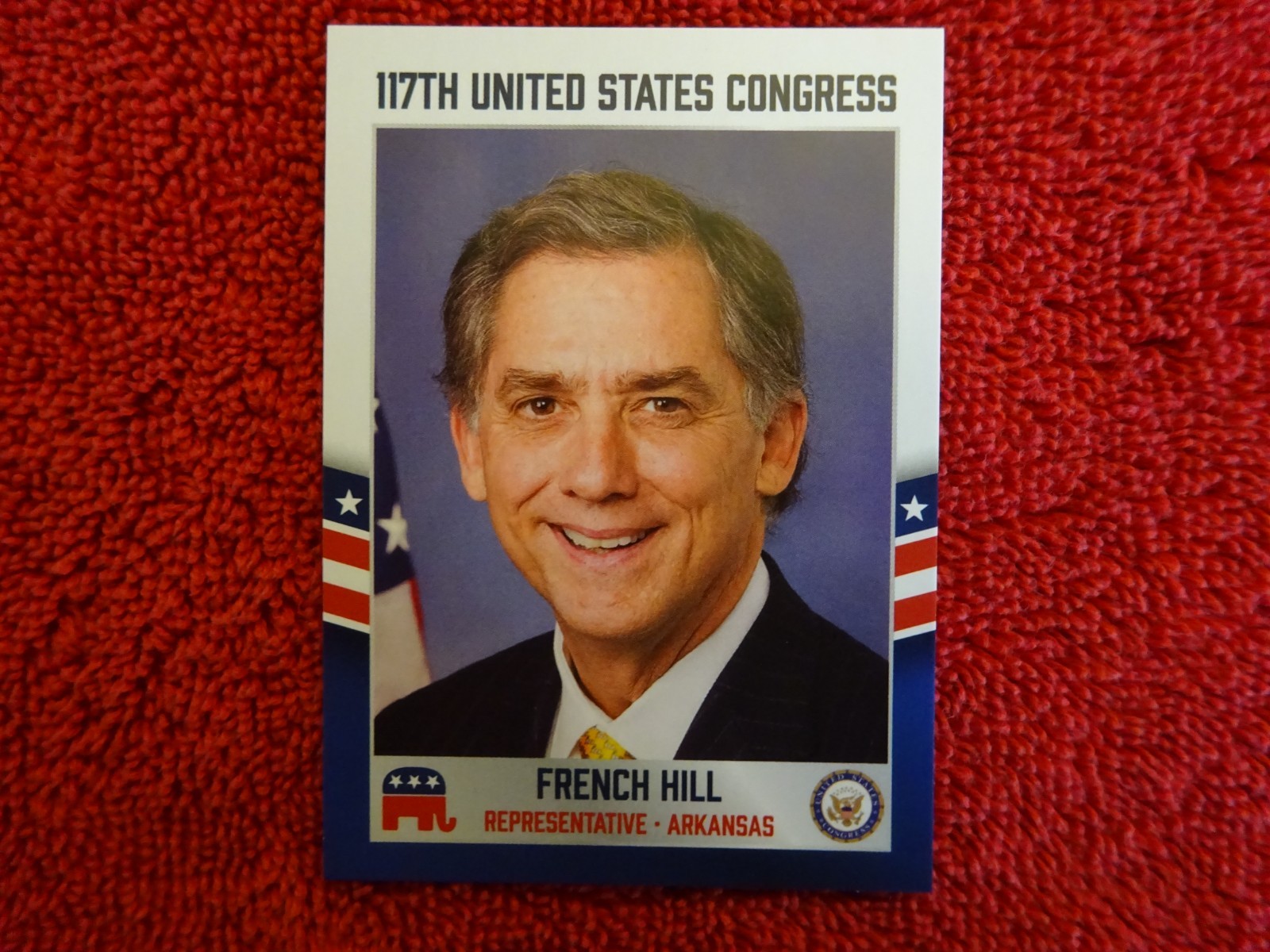 2021 US Congress Fascinating Cards French Hill Republican Arkansas