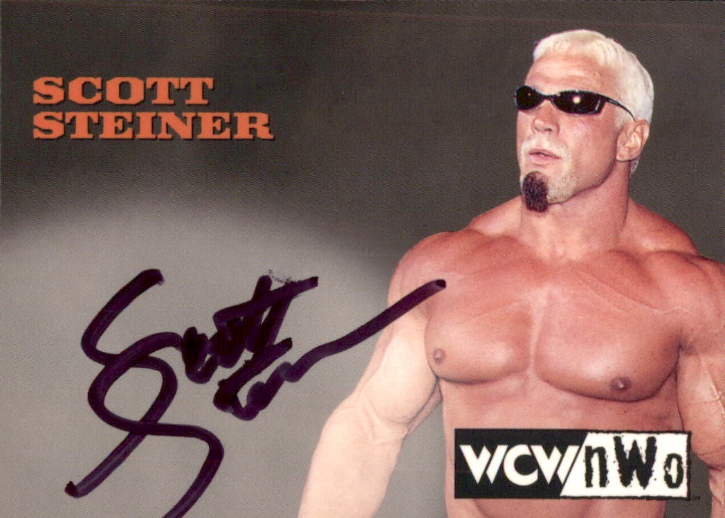 Scott Steiner 1998 Topps WCW/nWo #NNO Authentic Signatures Auto (b)