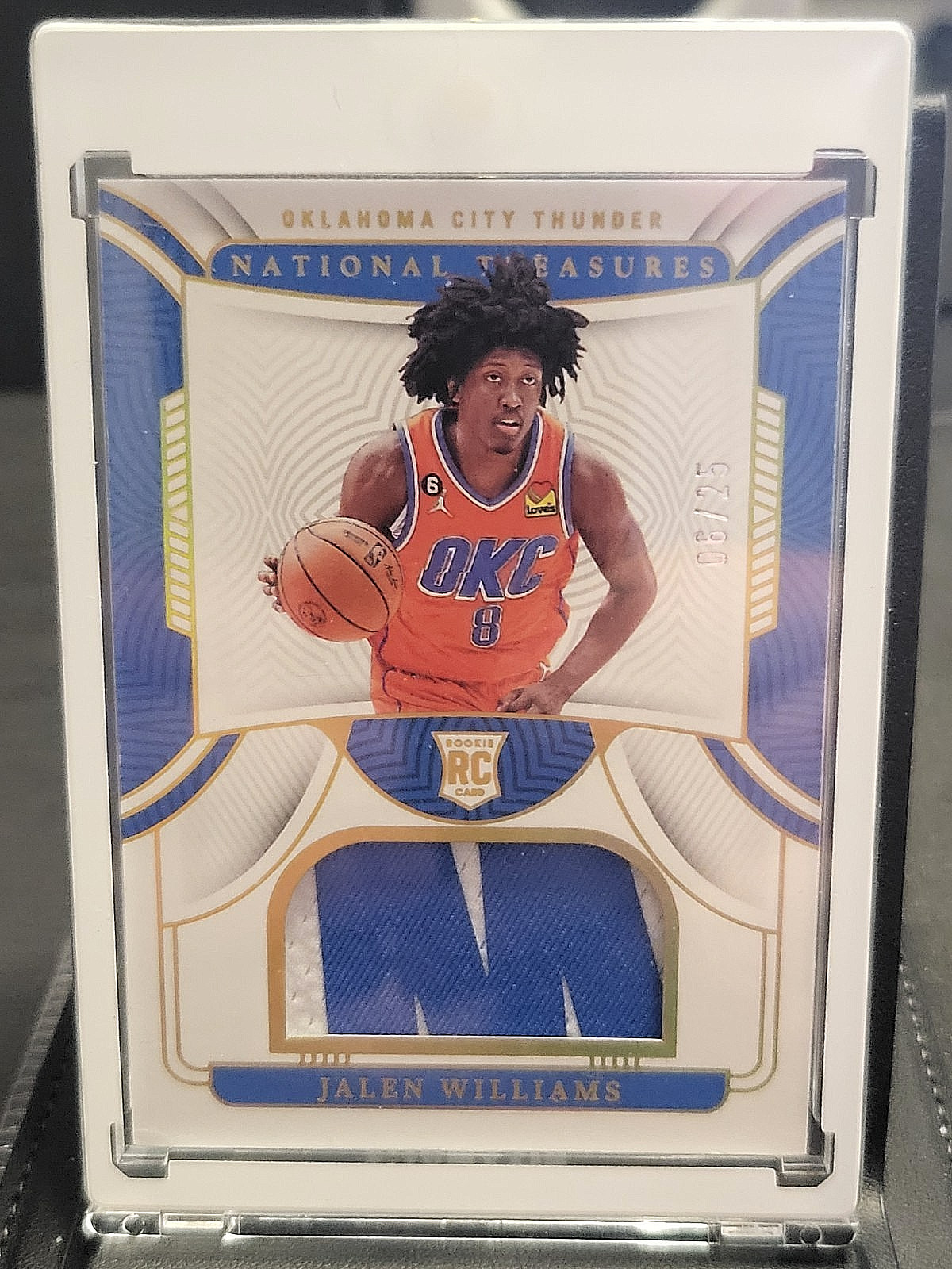 JALEN WILLIAMS ROOKIE PATCH INSANE LETTER PATCH ROOKIE /25! INVEST! ALL STAR!