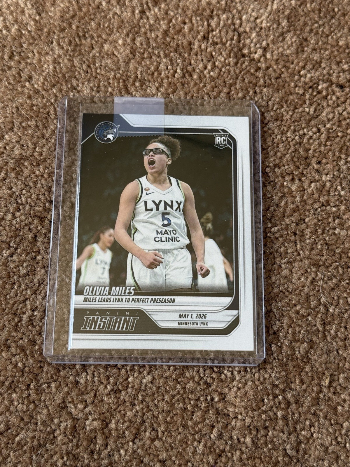 Olivia Miles – 2026 Panini Instant WNBA #24 – Rookie Card RC Minnesota Lynx