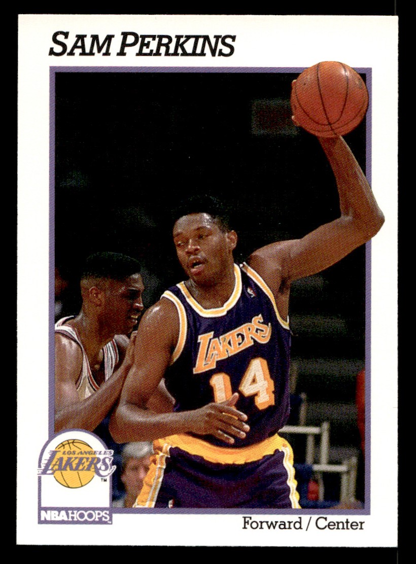 1991-92 NBA Hoops – Sam Perkins #102 Basketball Sports Card Raw Trading Card