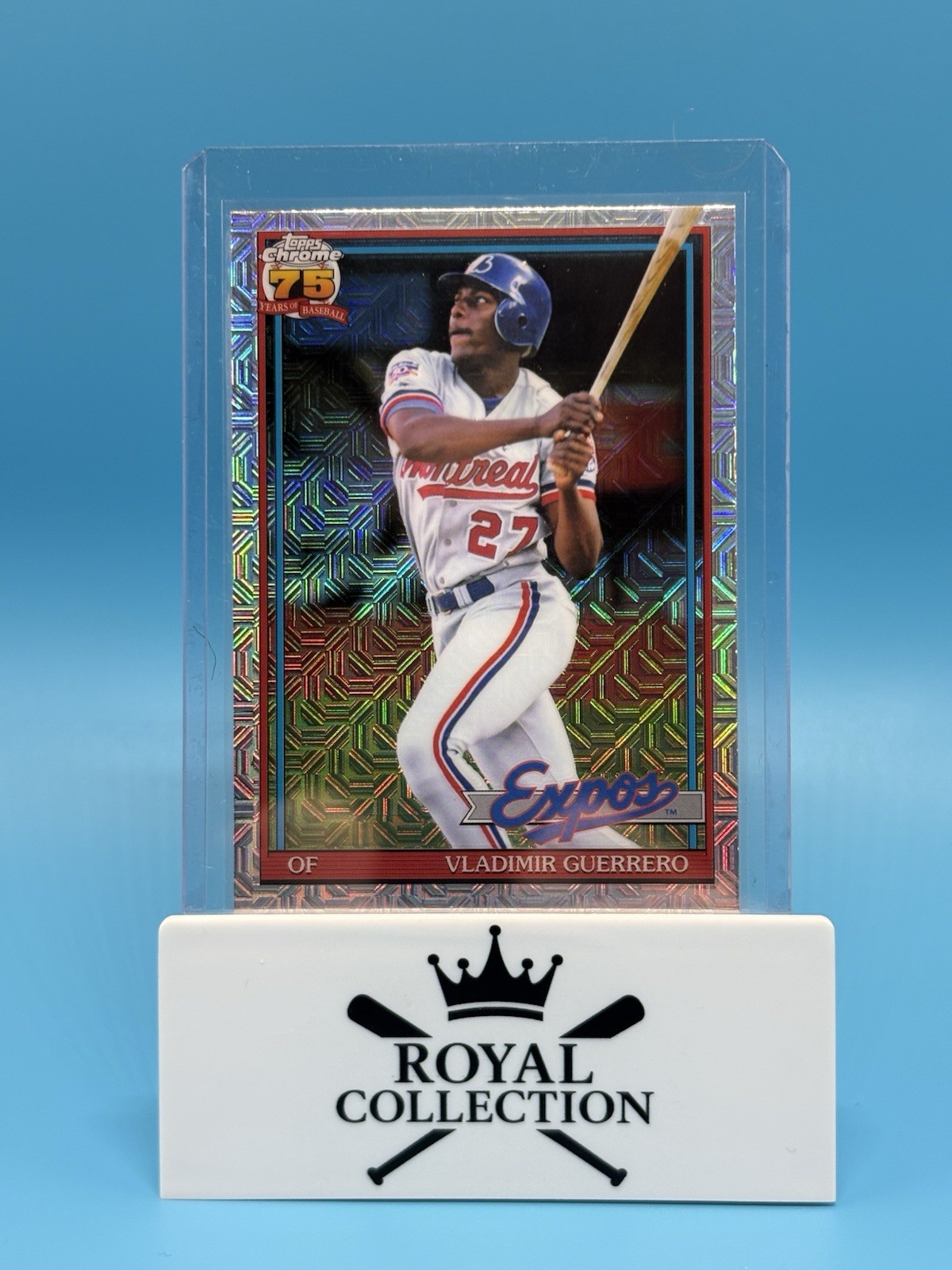 2026 Topps Chrome 75th #91C-9 Vladimir Guerrero Prism Expos