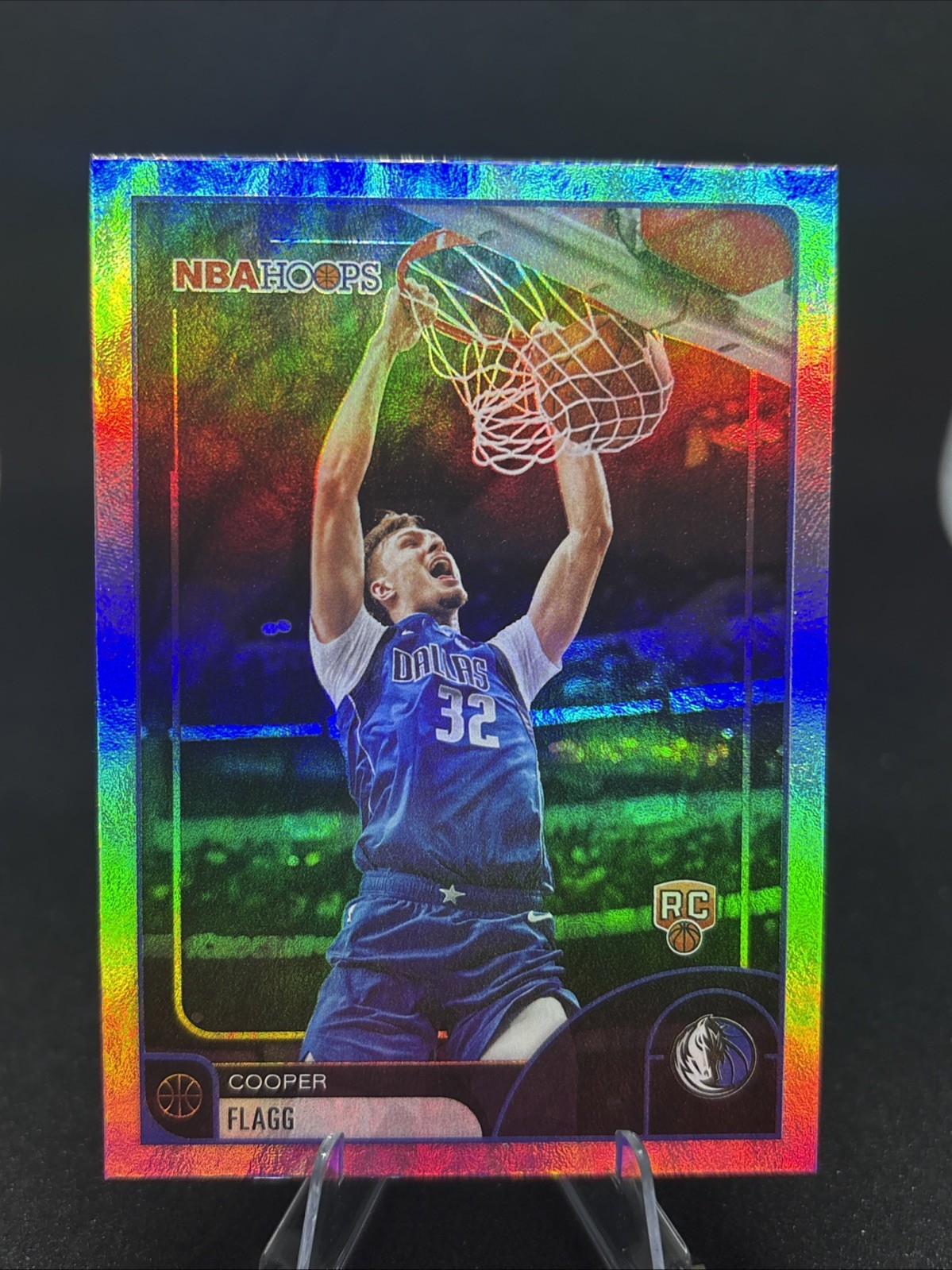 2025-26 Topps NBA Hoops Silver Holo Cooper Flagg #35 RC Dallas Mavericks ROTY