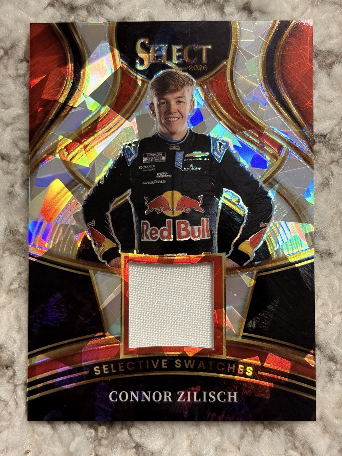 2026 Panini Select Racing – Selective Swatches Ice Connor Zilisch SS-CZS