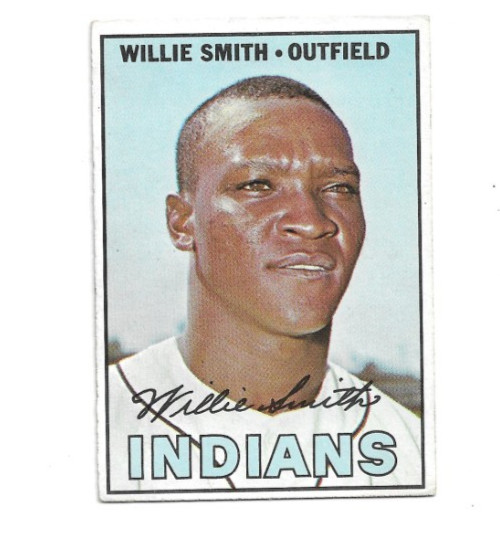 1967 Topps #397 Willie Smith, Cleveland Indians