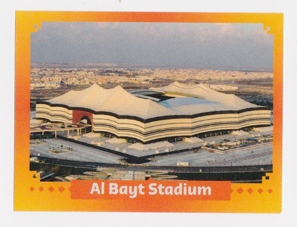 2022 World cup Chromos, stadiums Trophy mascot Panini Qatar