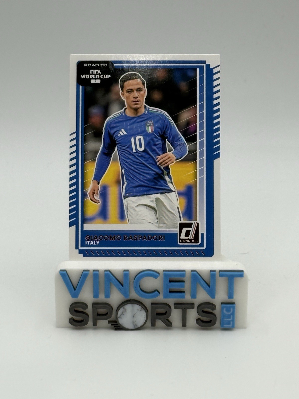 Giacomo Raspadori 2025-26 Panini Donruss #118 FIFA World Cup Italy Trading Card