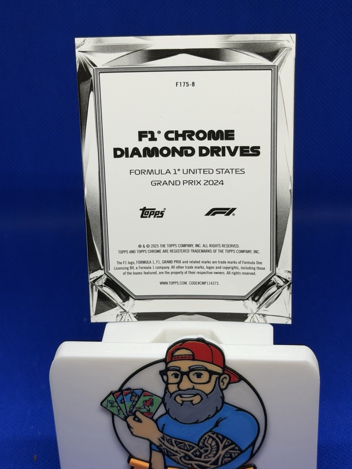 2025 Topps Chrome F1 Chrome Diamond Drives F175-8 Unites States Grand Prix
