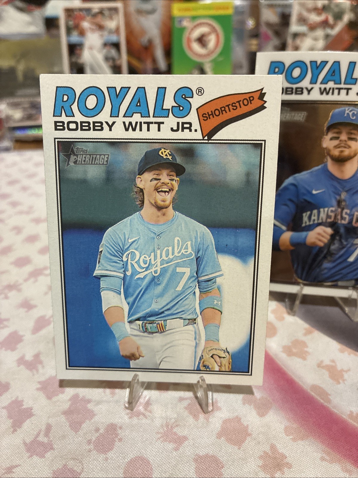 Bobby Witt Jr. 2026 Topps Heritage Image Variation SSP #160 KC Royals +2 Chrome