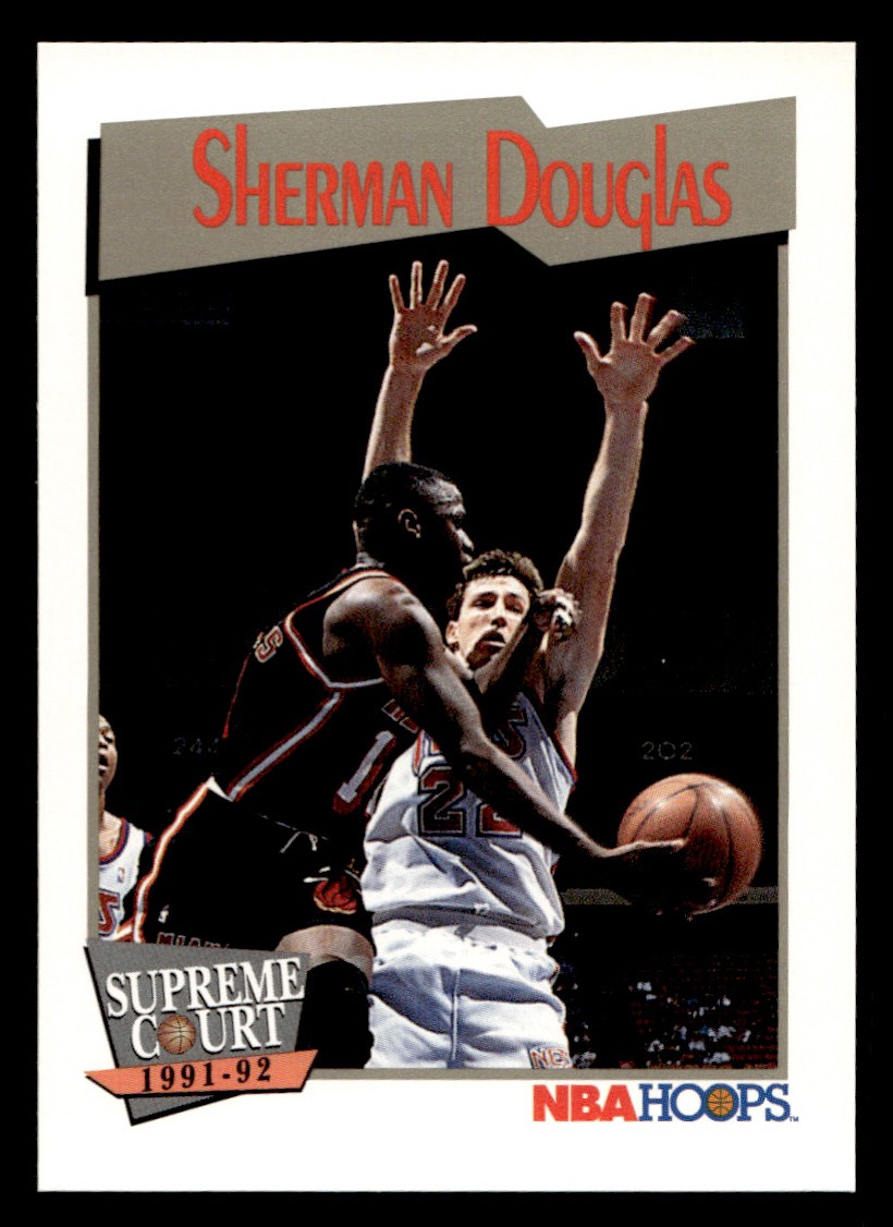 1991-92 NBA Hoops – Supreme Court Sherman Douglas #475 Basketball Sports Card
