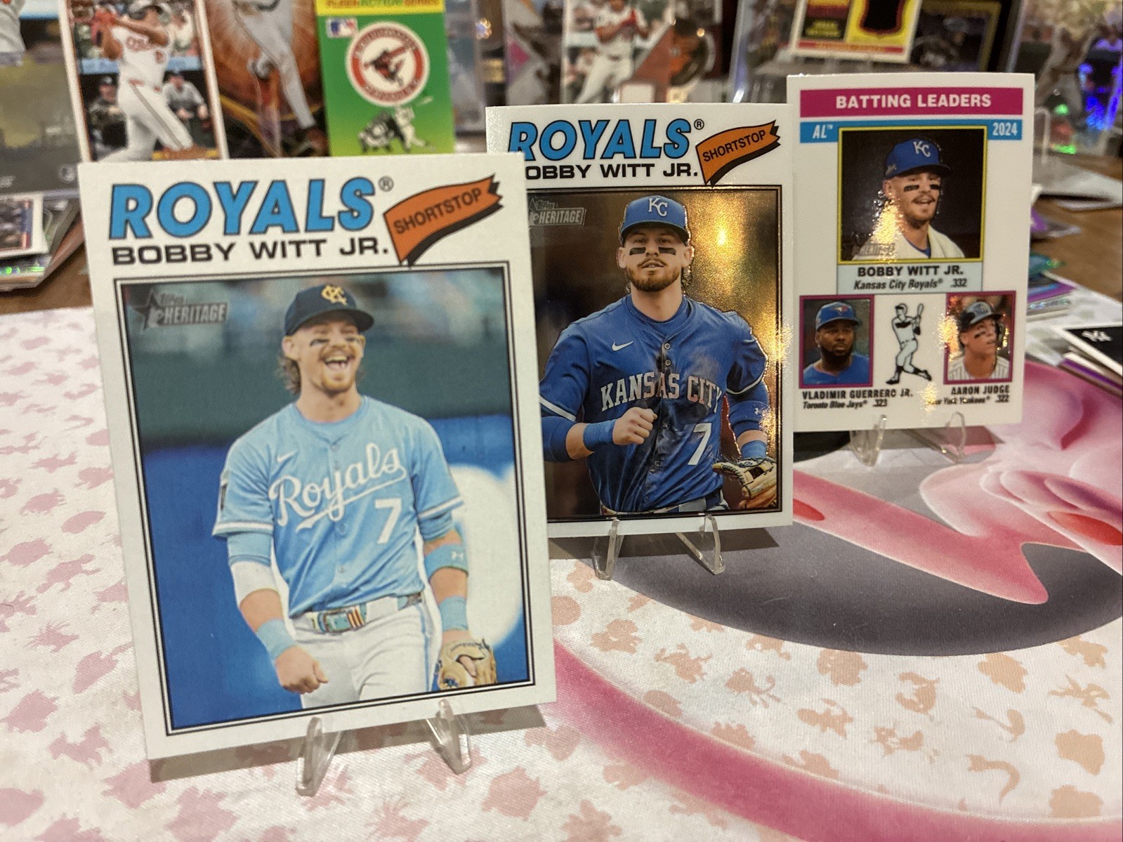 Bobby Witt Jr. 2026 Topps Heritage Image Variation SSP #160 KC Royals +2 Chrome