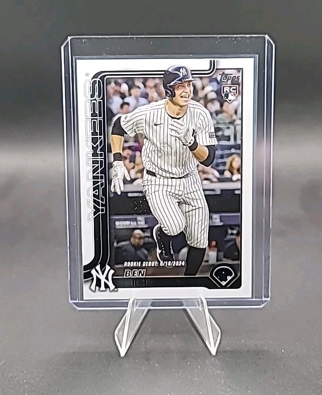 2025 Topps Update Series Ben Rice Rookie Debut #US25 New York Yankees