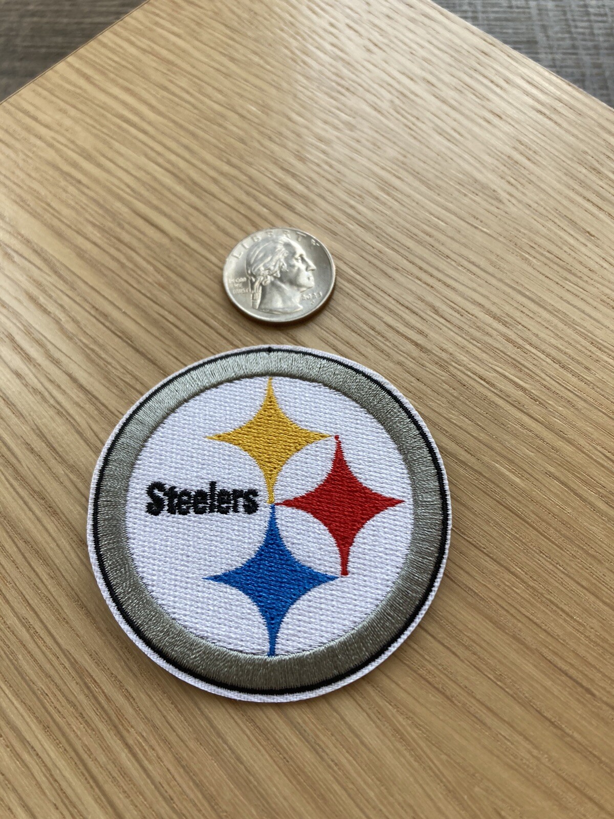 Pittsburgh Steelers Embroidered Iron On Patch Great For Jackets & Hats NFL New