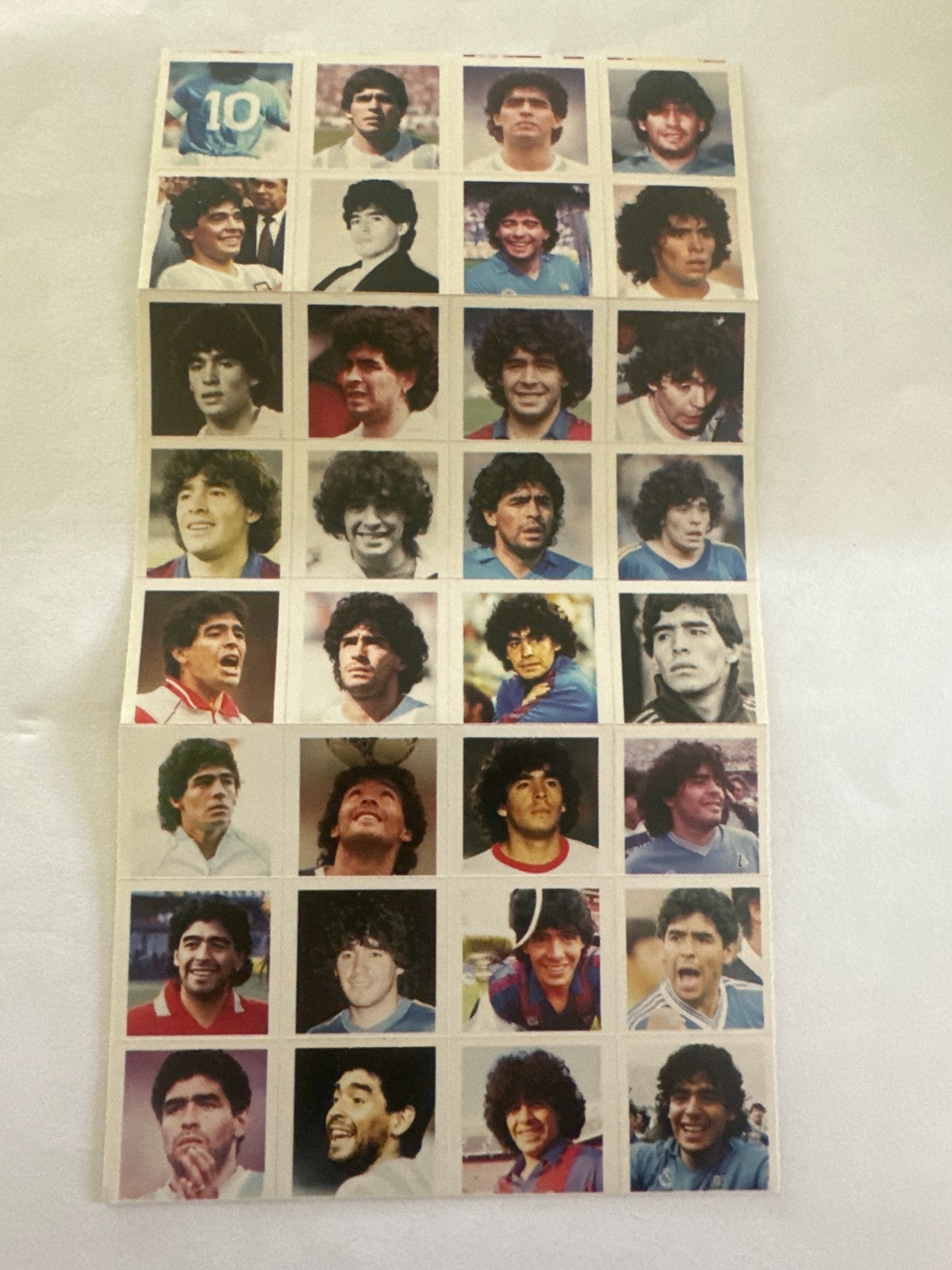 2024 World Football Stars Diego Maradona Argentina Soccer Sticker Sheet