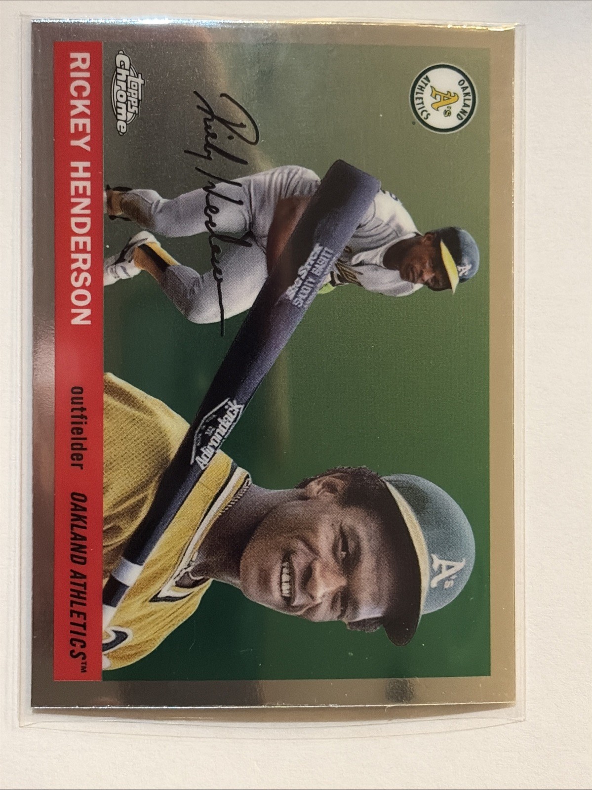 2025 Topps Chrome Platinum #320- Rickey Henderson
