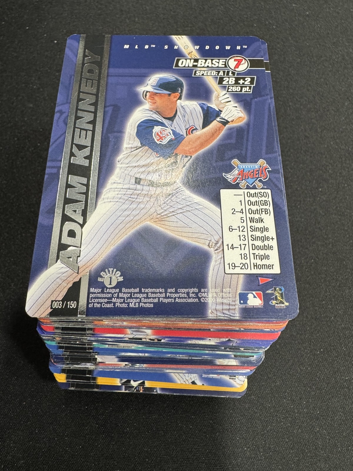 2000 MLB Showdown Pennant Run 1st Edition Baseball Cards 1-150 (NM) – You Pick