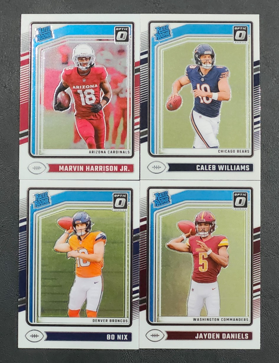 2024 Optic Football Rated Rookie BASE 201-300 You Pick the Card