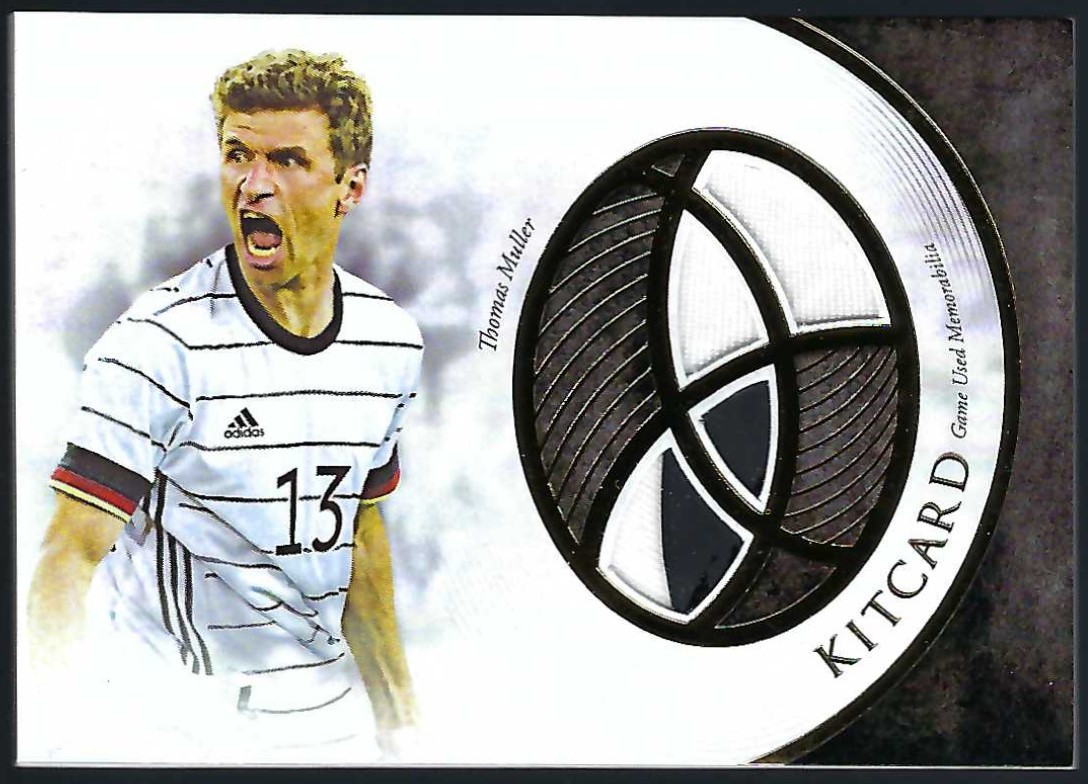 Thomas Muller 2022 Futera KitCard Game Used Jersey /14 Germany Bayern Munich