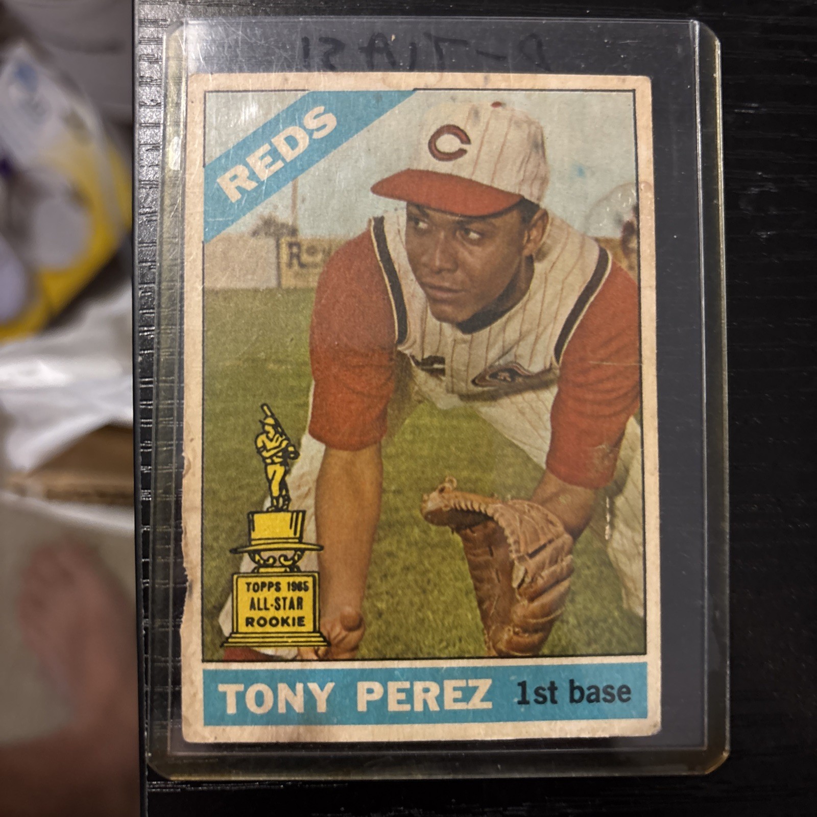 1966 Venezuela Topps Tony Perez #72 HOF low grade displays well key card