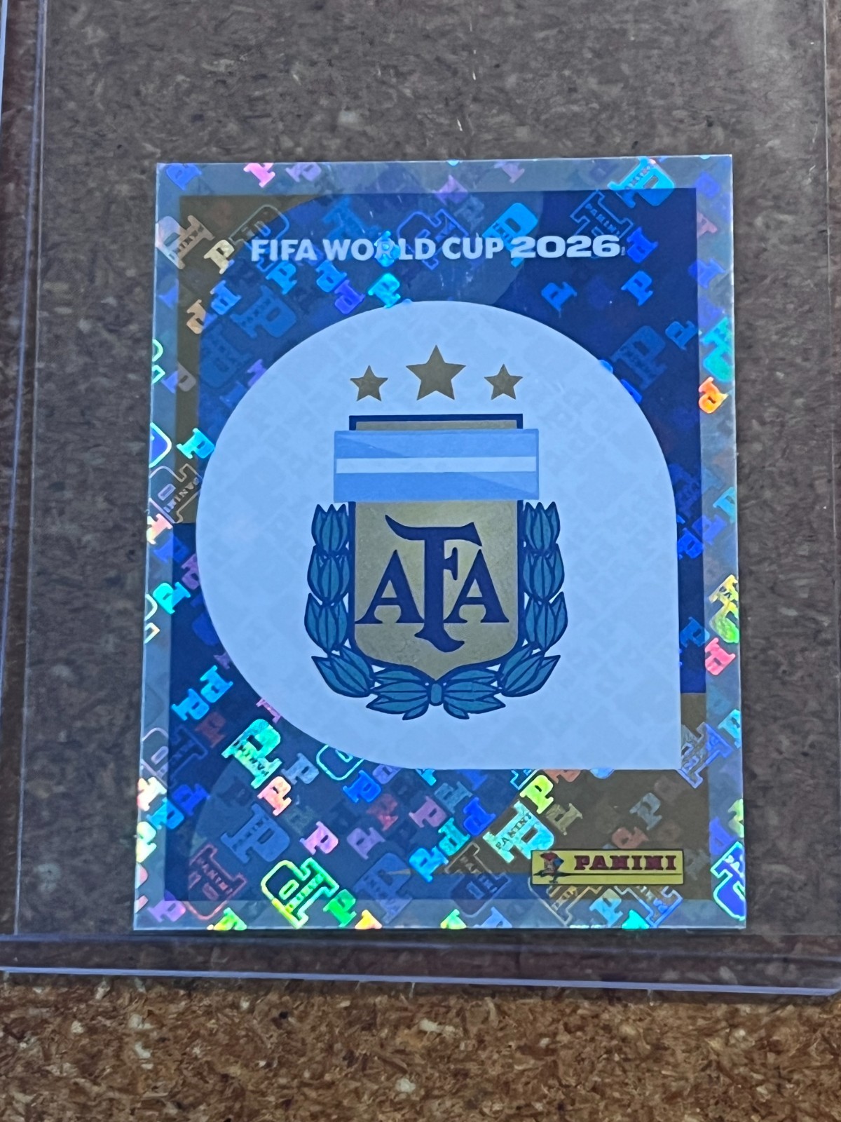 2026 Panini FIFA World Cup Soccer Sticker US Edition # ARG 1 Argentina Foil