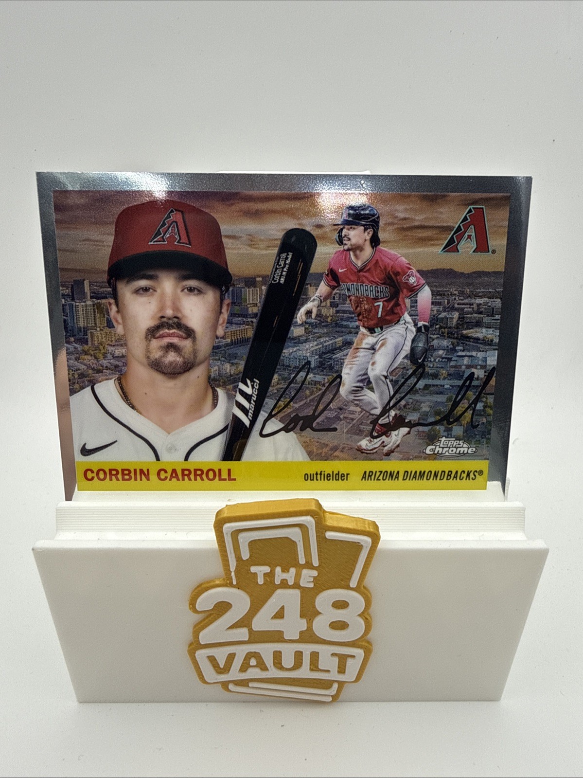 2025 Topps Platinum Corbin Carroll City Arizona Diamondbacks Case Hit ##55CV-4