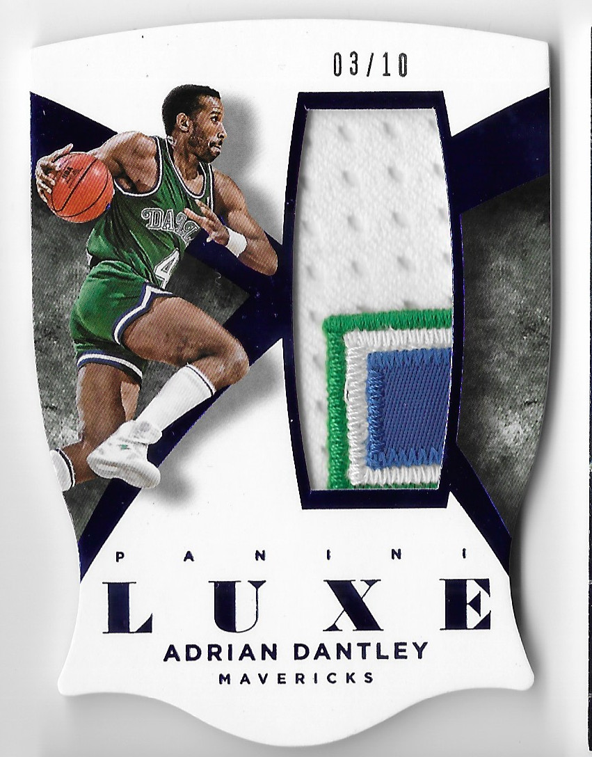 ADRIAN DANTLEY 2014 PANINI LUXE GAME-WORN PATCH CARD #3/10!