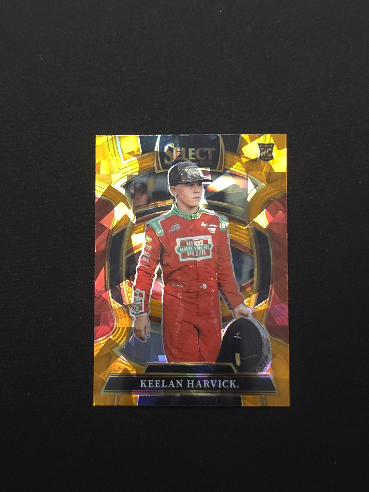 2026 Panini Select Racing Keelan Harvick #4 Grandstand Orange Ice Prizm (RC)