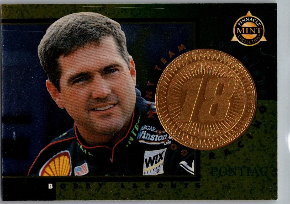 1998 Pinnacle Mint Bobby Labonte Gold Parallel #6 NASCAR Racing