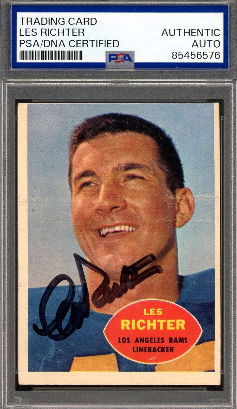 Les Richter PSA DNA Signed 1960 Topps Autograph