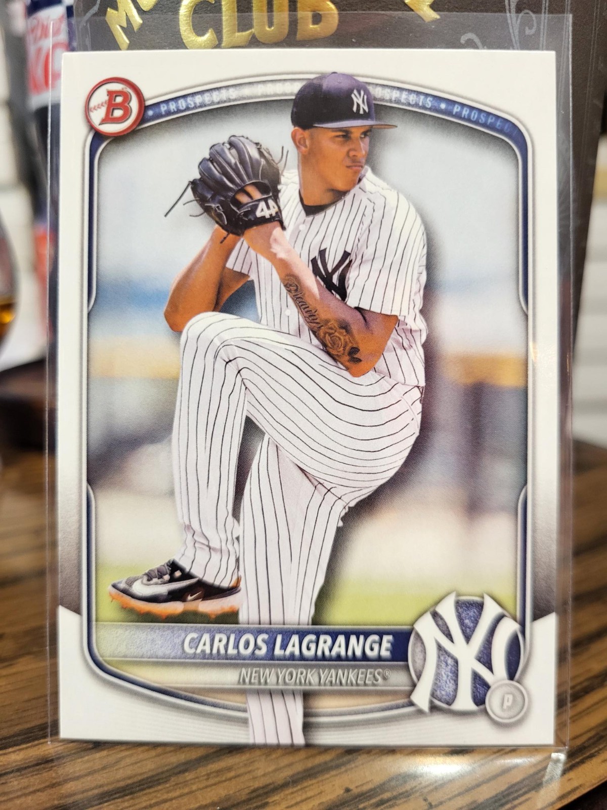 Carlos LaGrange New York Yankees 2025 Bowman Draft ****