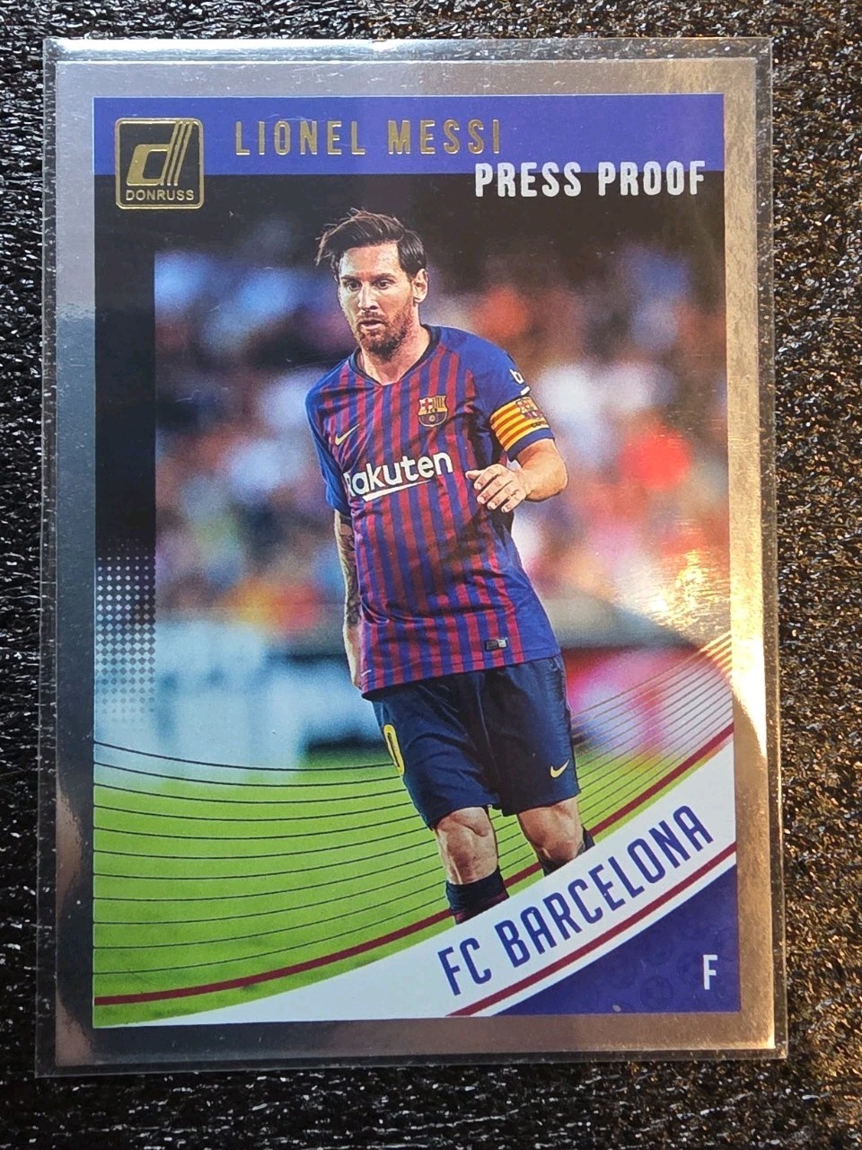 2018-19 Panini Donruss – Lionel Messi #1 Press Proof Silver
