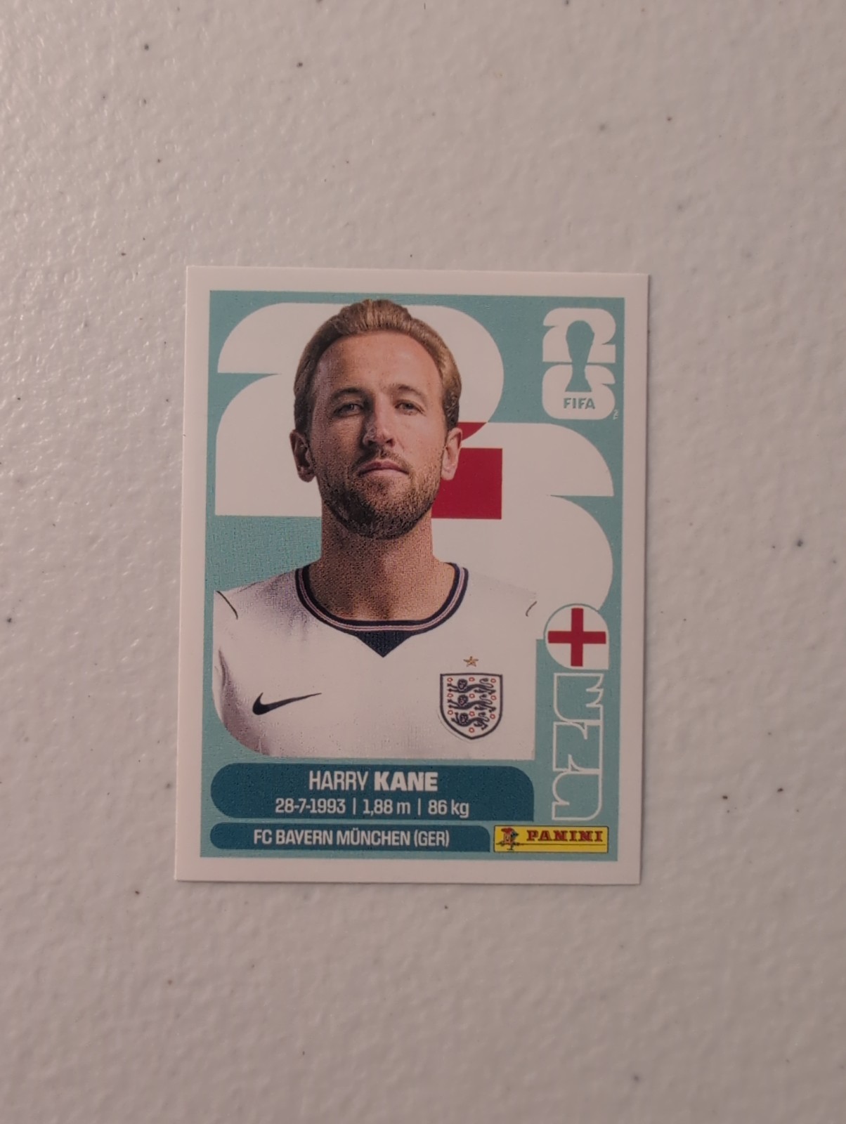 HARRY KANE Panini FIFA World Cup 2026 Sticker #ENG18 England