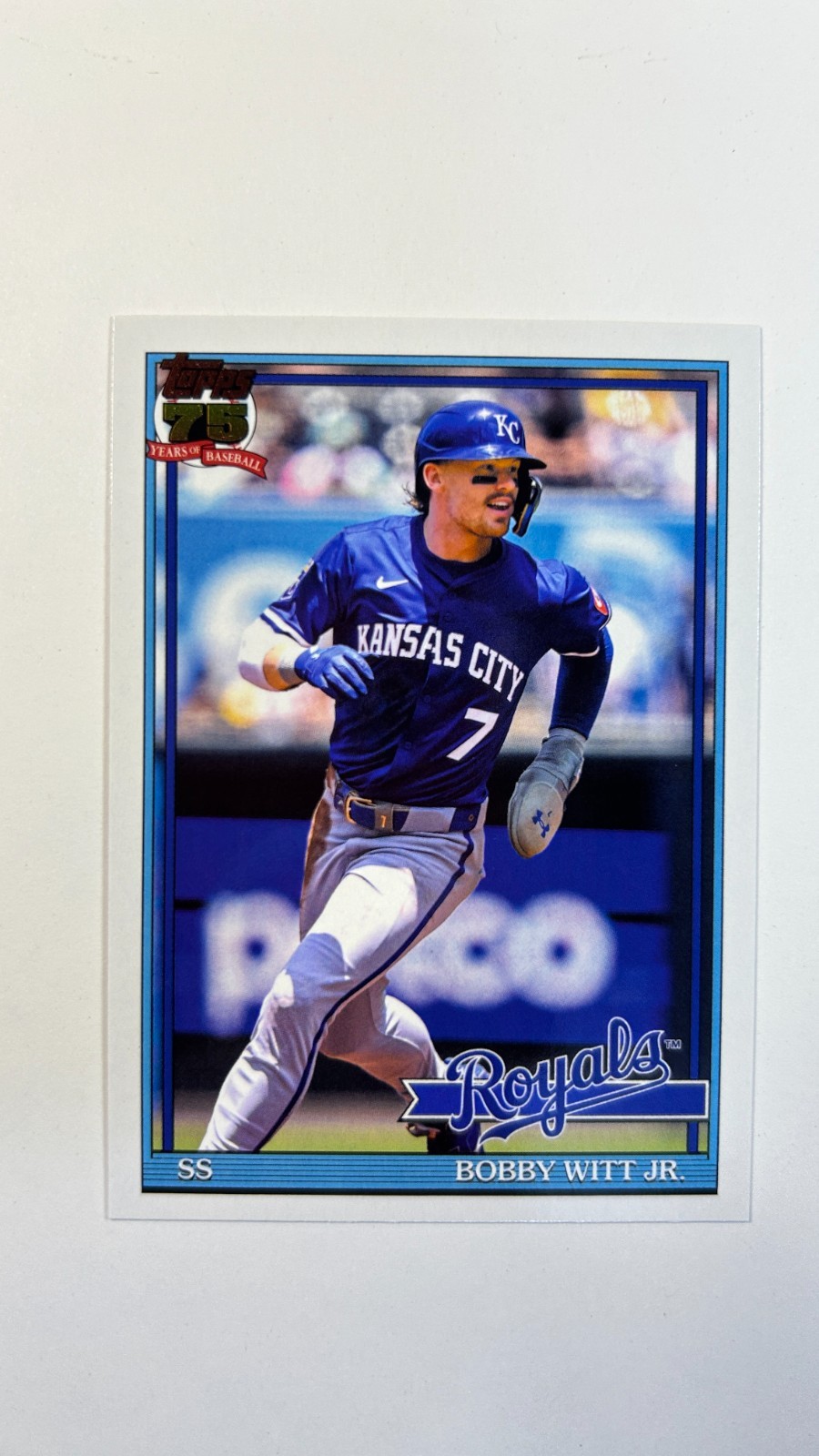 Bobby Witt Jr 2026 Topps 35th Anniversary #T91-3 Kansas City Royals