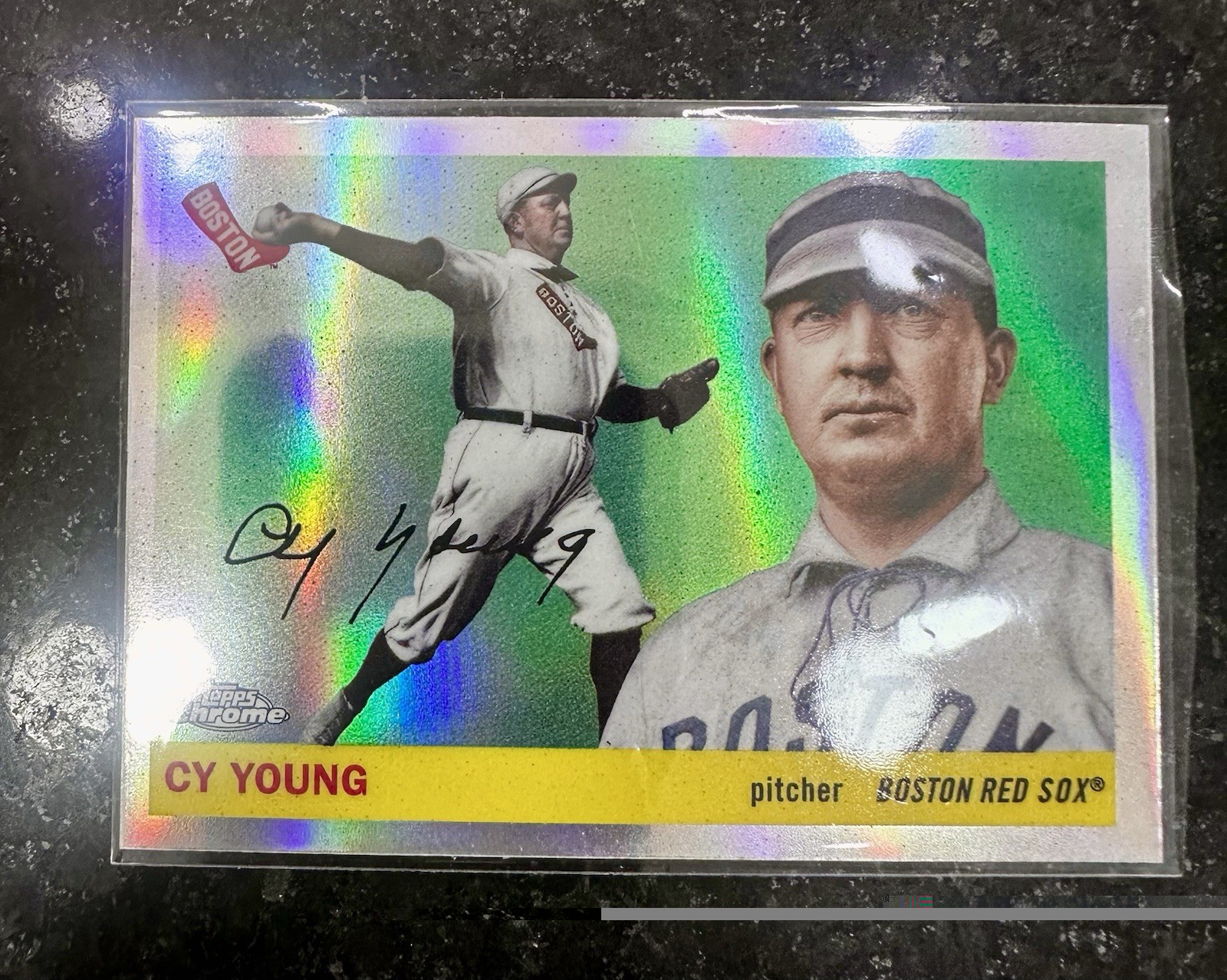 Topps Chrome Cy Young Boston Red Sox 2025 #251 Refractor Auto