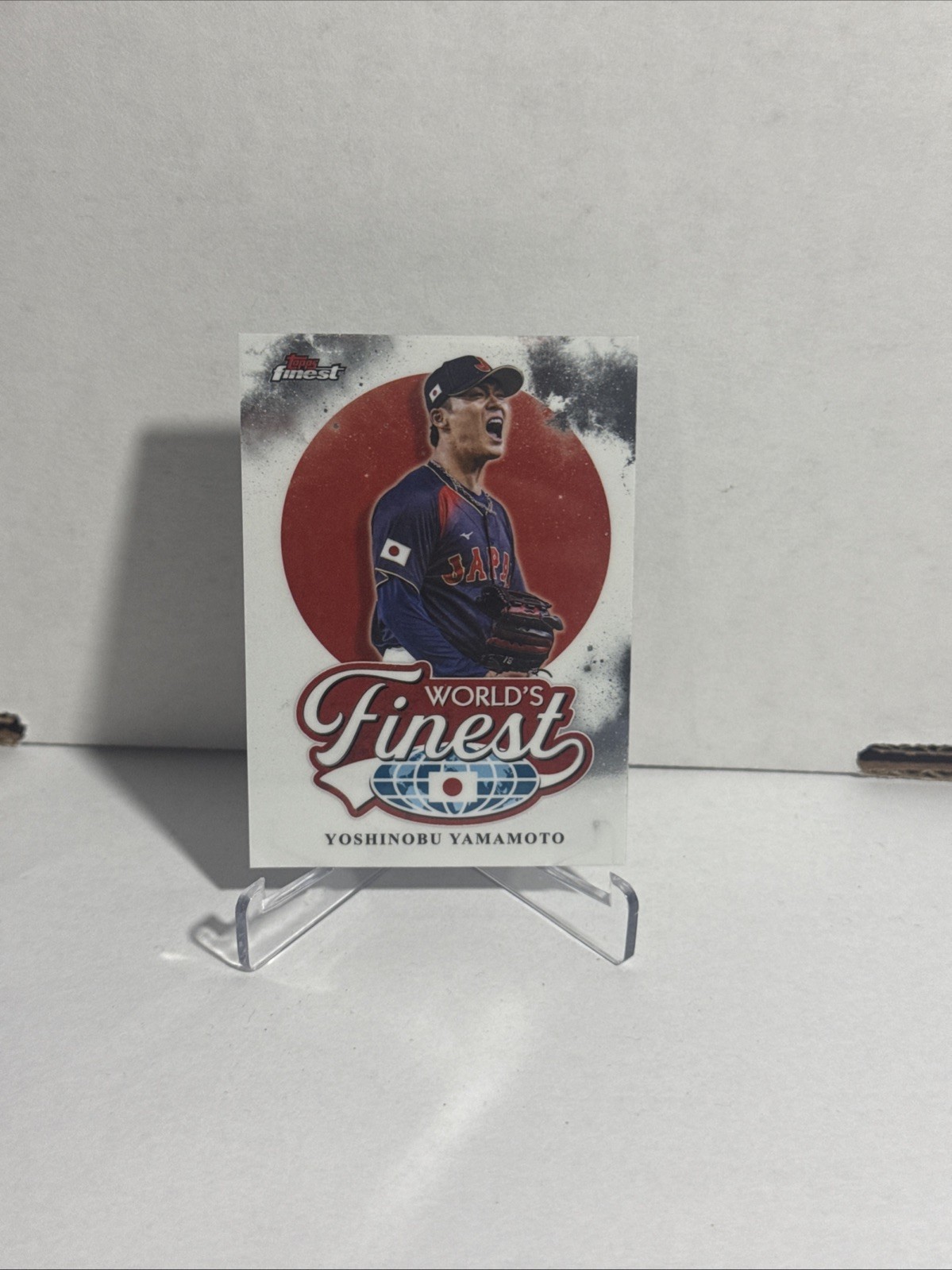 2026 Topps Finest #WF-23 Yoshinobu Yamamoto Worlds Finest Japan