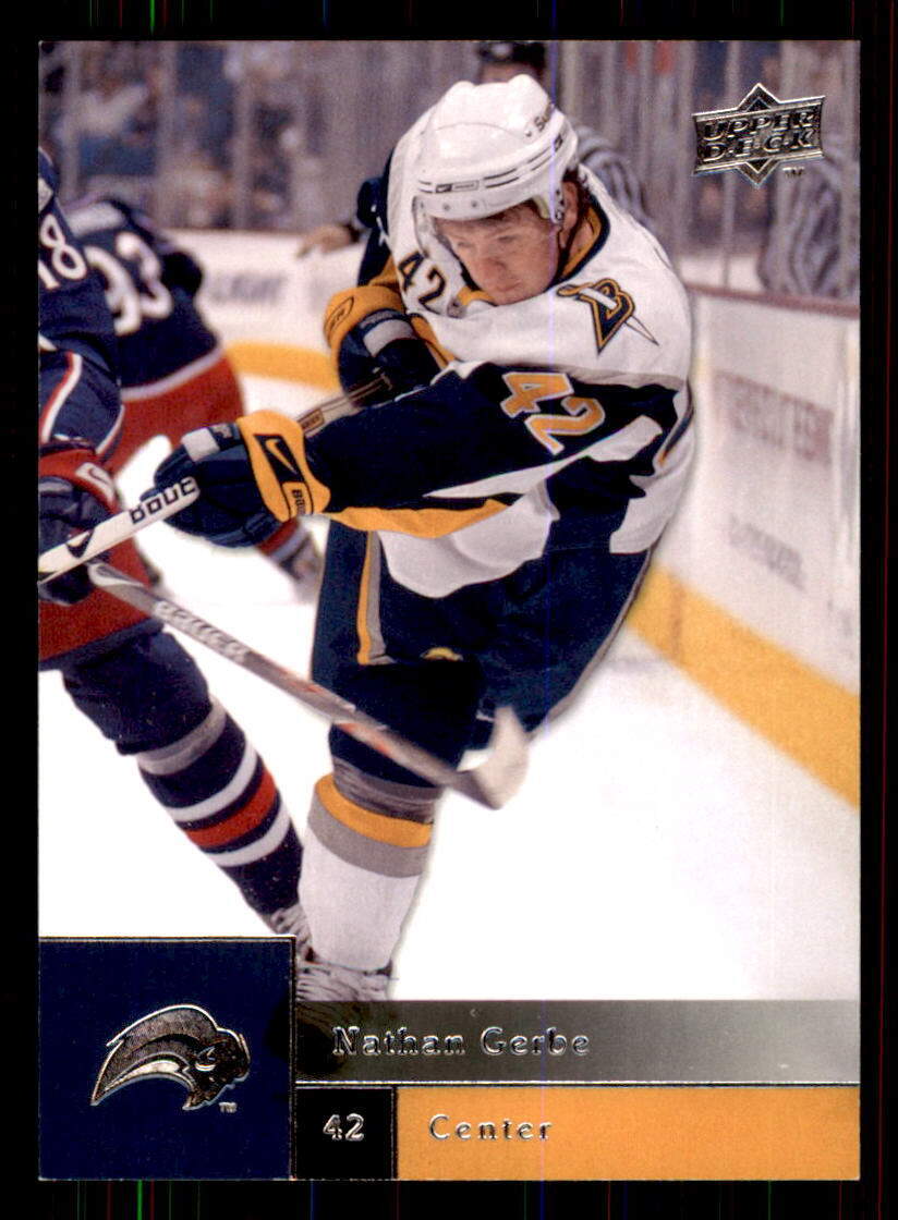 2009-10 Upper Deck #12 Nathan Gerbe Buffalo Sabres