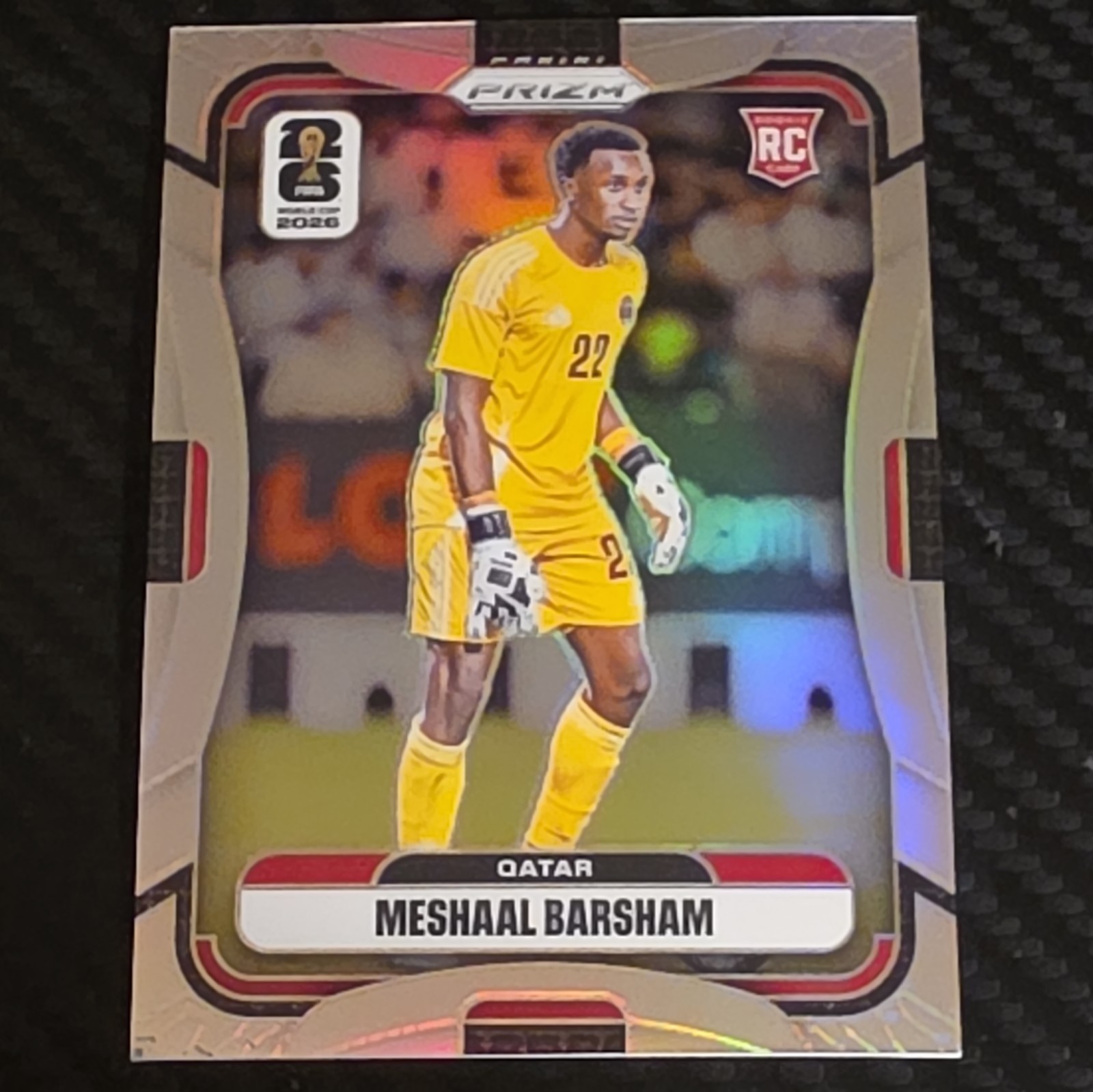 2026 Panini World Cup Prizm Meshaal Barsham RC Silver Qatar